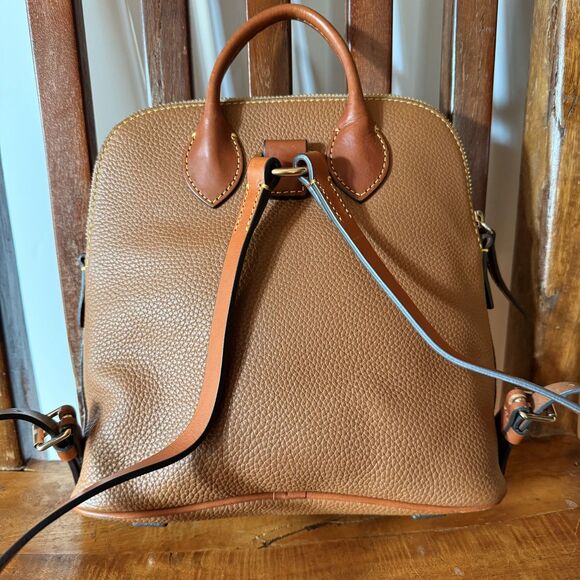 Dooney & Bourke Pebble Grain Zip Backpack – Caramel main image 3